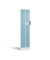 Fachschrank 20Fächer 195x46x20cm ws/architekturbl