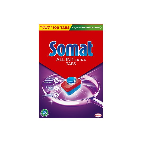 4015200036489 - Geschirrspültabs All-in-1  100 ST 4015200036489 Somat