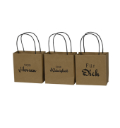 Geschenktasche 671019016833, mit Afschrift, 80mm x 160mm