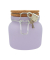 Spardose Glas Bee lila