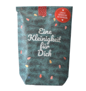 Wundert&uuml;te 63737 , "Eine Kleinigkeit f&uuml;r Dich", 14x22cm (BxL), in Papiert&uuml;te