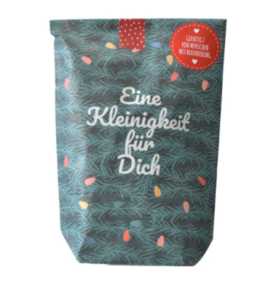 Wundert&uuml;te 63737 , "Eine Kleinigkeit f&uuml;r Dich", 14x22cm (BxL), in Papiert&uuml;te