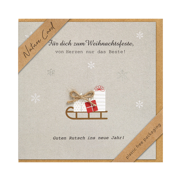 3 Stück BSB D.T.Weihnachtskarten Nature Card 4000867749988 BSB