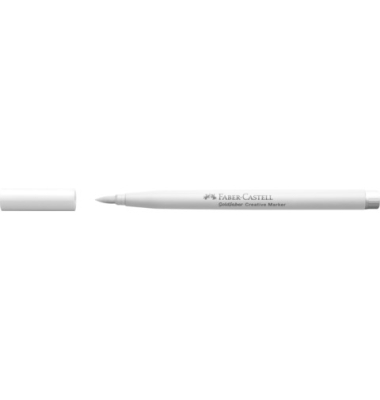 Kreativmarker Brush white as snow