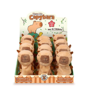 Springfigur Pop-up Capybara Plüsch