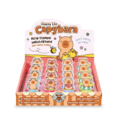 Kinderstempel Happy Life Capybara sort.