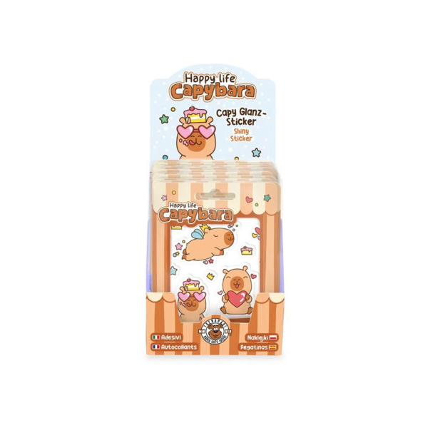 18 Stück Trendhaus Sticker Set 26-tlg. Capybara sortiert 4032722966926 Trendhaus 26 Stück