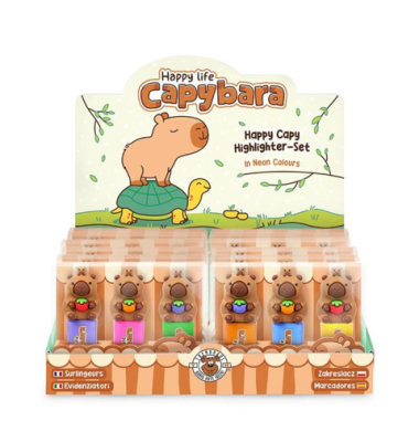 Textmarker 3ST Capybara sortiert