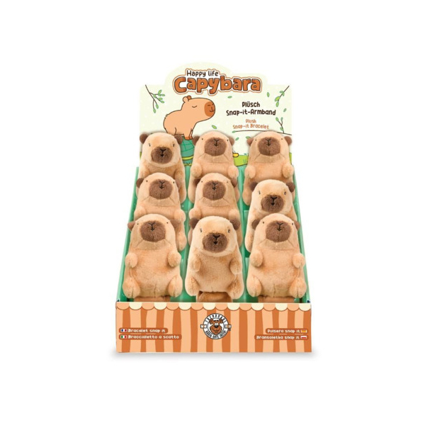 9 Stück Trendhaus Armband Snap Plüsch Capybara 4032722967183 Trendhaus