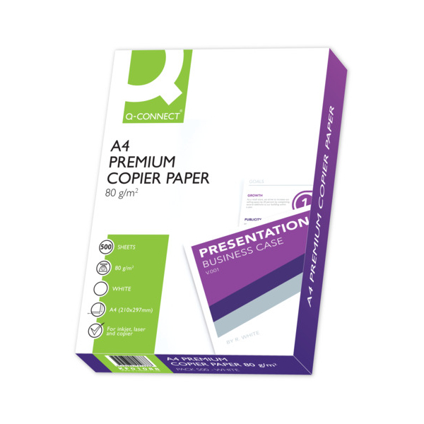 5705831010888 - Kopierpapier Premium A4 80g 500BL ws 5705831010888 Q-connect