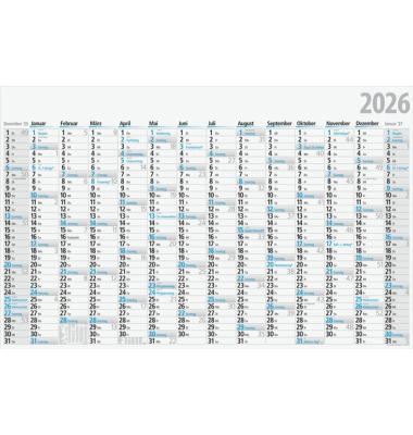 Plakatkalender 7033671056, 770x121mm, 2026