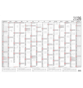 Plakatkalender 17500, 14 Monate / 1 Seite, , 2026*