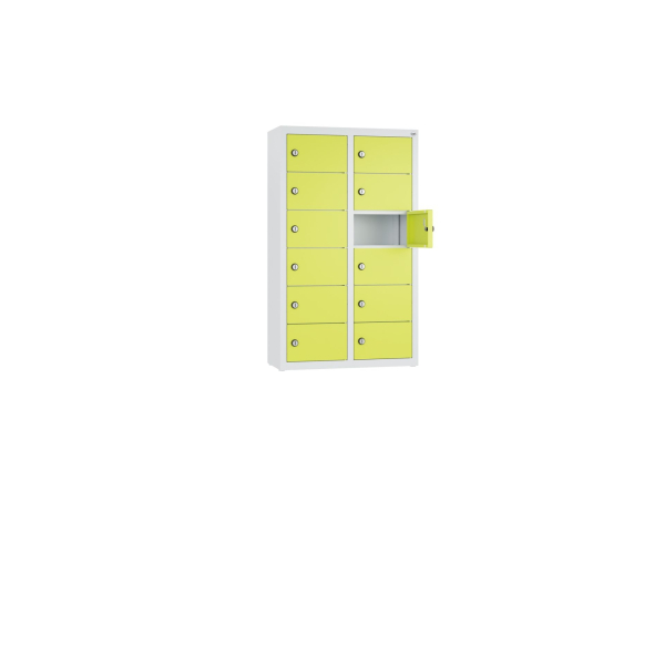 4066681196735 -  Spind 12Fächer 77x46x20cm lgrclowngn 4066681196735 C+P