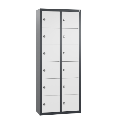 Spind 12F&auml;cher 113x46x20cm anlgr