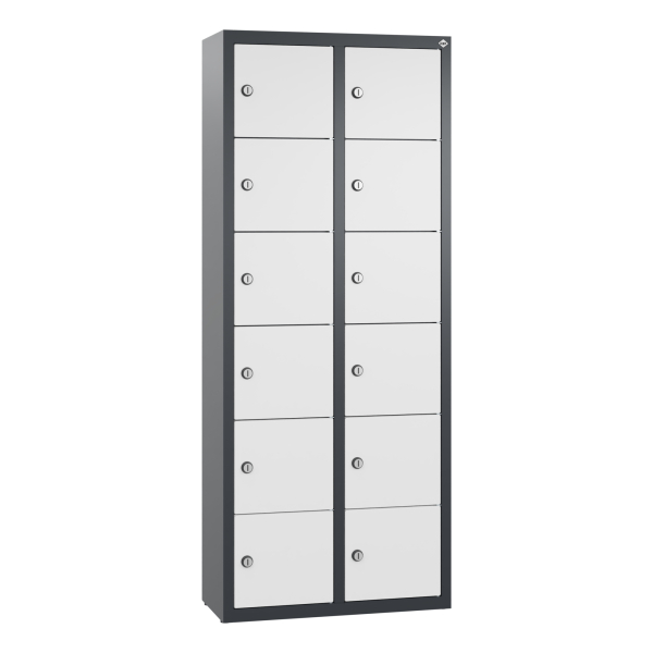 4066681197237 - Spind 12Fächer 113x46x20cm anlgr 4066681197237 CP-Möbel