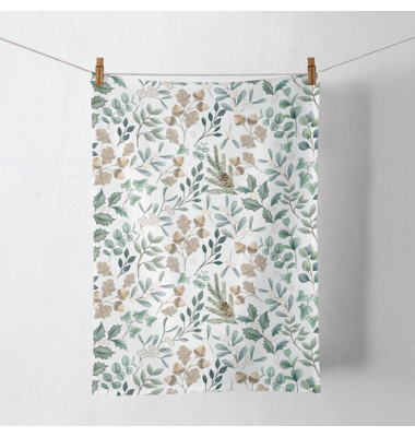 Geschirrtuch 37819040, Bl&auml;tter, 70x50cm