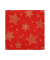 Servietten 88655, rot/gold / Christmas Shine red, 3-lagig, 33x33cm
