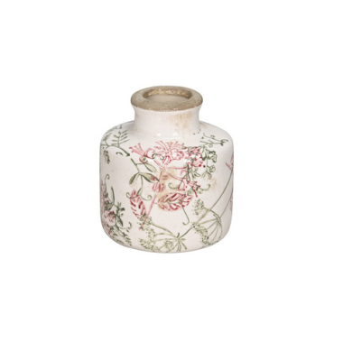 Vase Steinzeug bunt