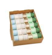 Ringelband Poly Glitter sortiert