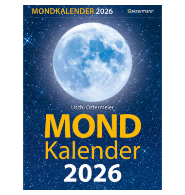 Tagesabreißkalender 4530, Mond, 1 Tag / 1 Seite, 16,5x22cm, 2026