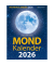 Tagesabreißkalender 4530, Mond, 1 Tag / 1 Seite, 16,5x22cm, 2026