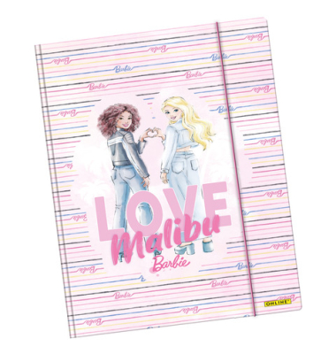 Gummizugmappe Barbie sortiert
