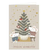 Adventskalenderkarte