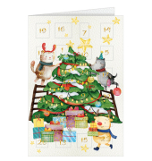 Adventskalenderkarte