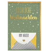 Weihnachtsgeldscheinkarte