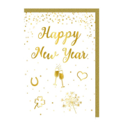 Neujahrskarte englisch