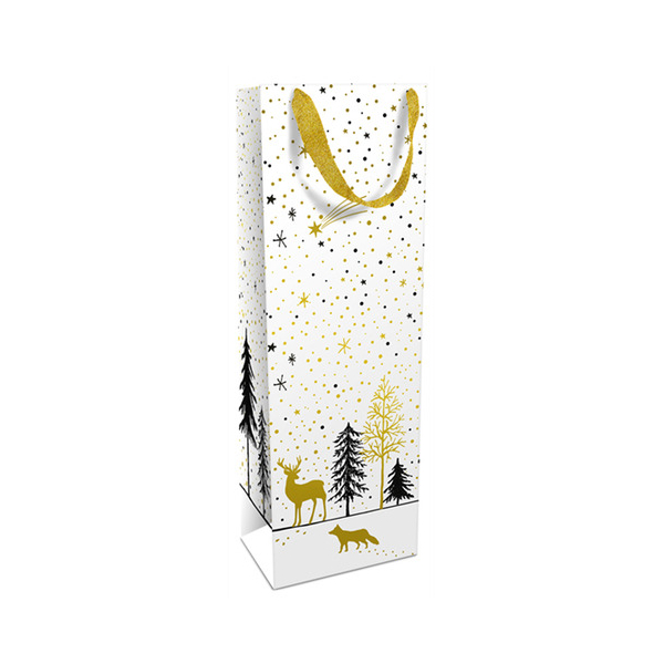 8 Stück Braun und Company Geschenktasche 1684-25523, Modern Wintertime, 120mm x 360mm 4014995844538 Braun und Company