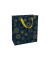 Weihn.Geschenktragetasche Firework d.blau