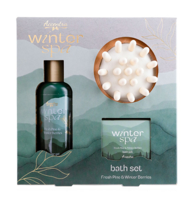 Badeset Winter Spa Massagebürste