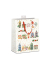 Geschenktasche 7522-2504-L, Weihnachten, mit Trageband / Geschenkanh&auml;nger, H&auml;user, 32cm x 26cm