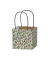 Geschenktasche 671006012923, Weihnachten, mit Tragehenkel, Tannenb&auml;ume, 12cm x 12cm