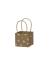 Geschenktasche 671008008200, Weihnachten, mit Tragehenkel, Sterne, 8,5cm x 8,5cm