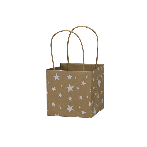 12 Stück Alpedia Geschenktasche 671008012200, Sterne, 12cm x 12cm 4060706234808 Alpedia
