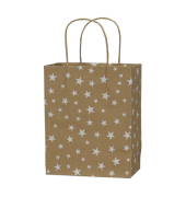 Weihn.Geschenktragetasche Sterne ws-natur