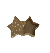 Weihn.Geschenkkarton Sternenform ws-natu Weihn.Geschenkkarton Sternenform ws-natu