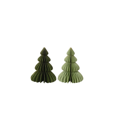 Weihn.Figur Wabe Baum Papier