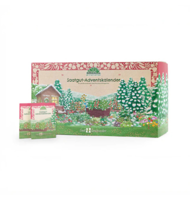Adventskalender Saatgut m.Türchen