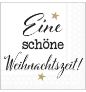 Weihn.Motivserviette 33x33cm Weihnachts