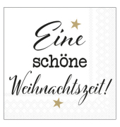 Weihn.Motivserviette 25x25cm Weihnachts