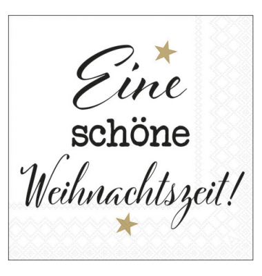 Weihn.Motivserviette 25x25cm Weihnachts