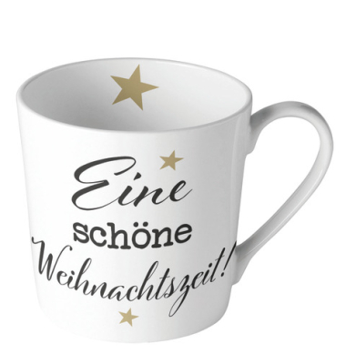 Weihn.Kaffeebecher 0,3l Weihnachtszeit