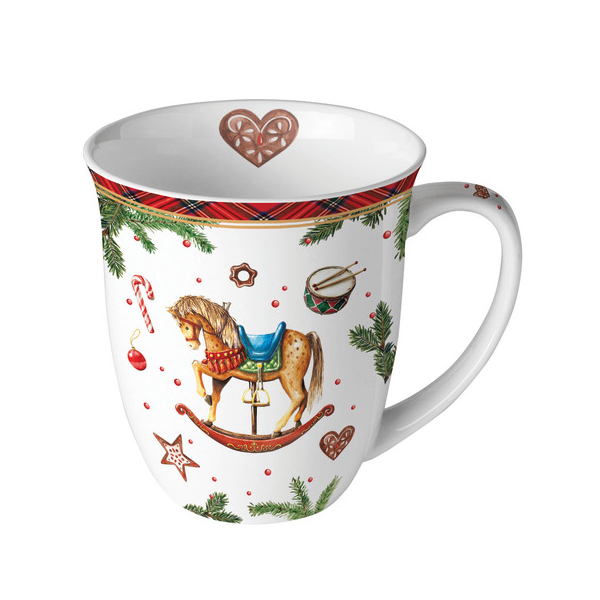 8712159210545 - Weihn Kaffeebecher 04l Schaukelpferd 8712159210545 Ambiente