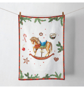 Geschirrtuch 37820040, Schaukelpferd, 70x50cm