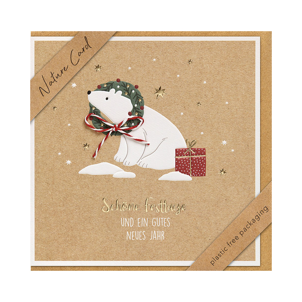 3 Stück BSB D.T.Weihnachtskarten Nature Card 4000867750007 BSB