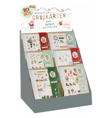 Weihnachtskarte DIY sortiert