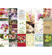 Geburtstagskarten Geburtstagskarte PBS51-00000 11,5x17 cm 115mm x 170mm (BxH) Spruch farbig sortiert